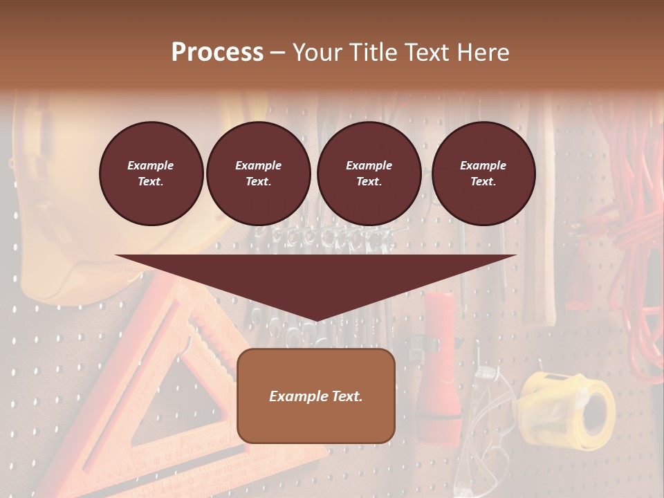 Hammer Tape Measure Saw PowerPoint Template