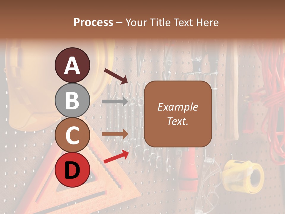Hammer Tape Measure Saw PowerPoint Template