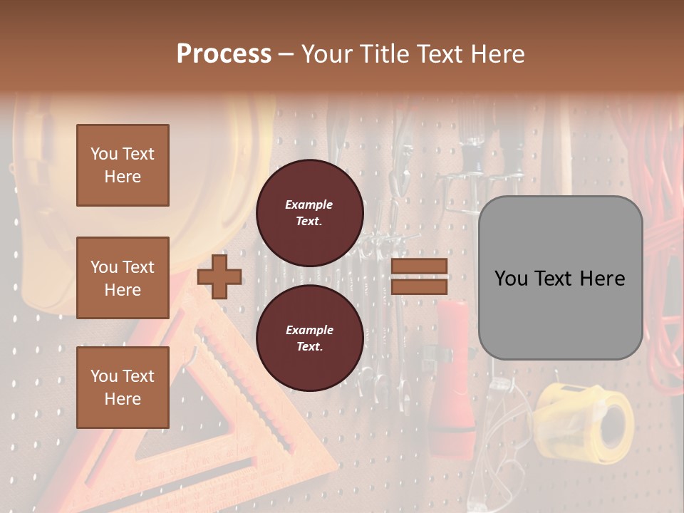 Hammer Tape Measure Saw PowerPoint Template