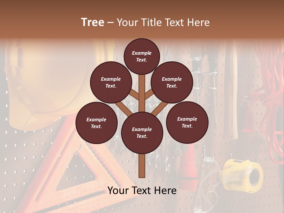 Hammer Tape Measure Saw PowerPoint Template