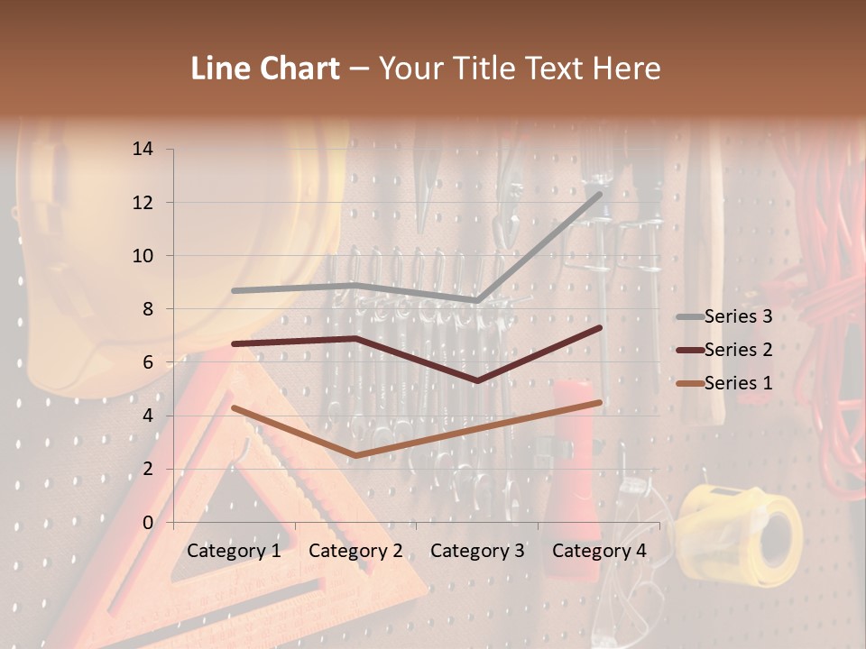 Hammer Tape Measure Saw PowerPoint Template