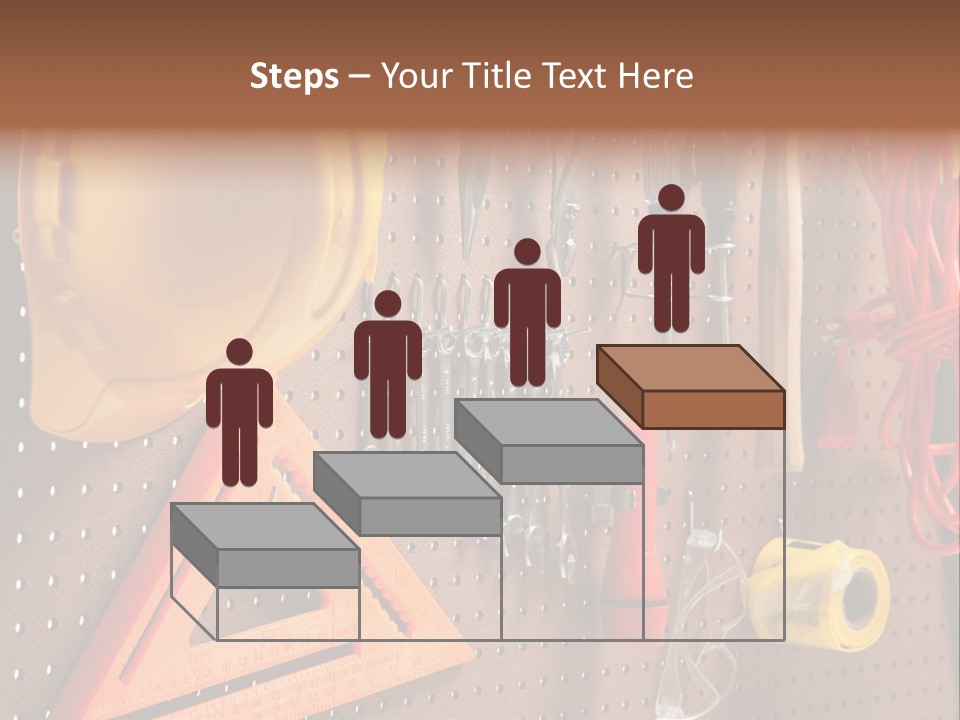 Hammer Tape Measure Saw PowerPoint Template