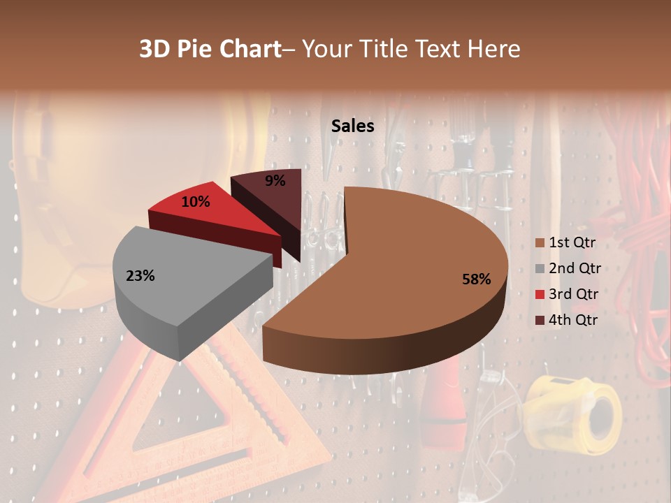 Hammer Tape Measure Saw PowerPoint Template