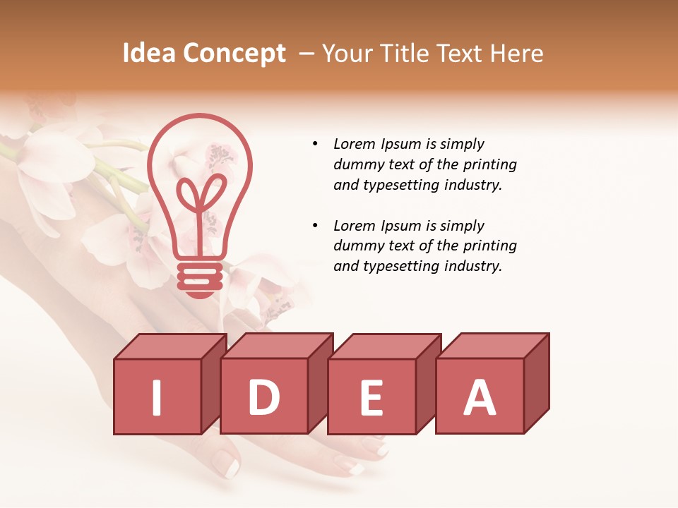 Floral French Feminine PowerPoint Template