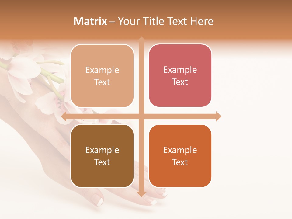 Elegant Blurred Spa PowerPoint Template