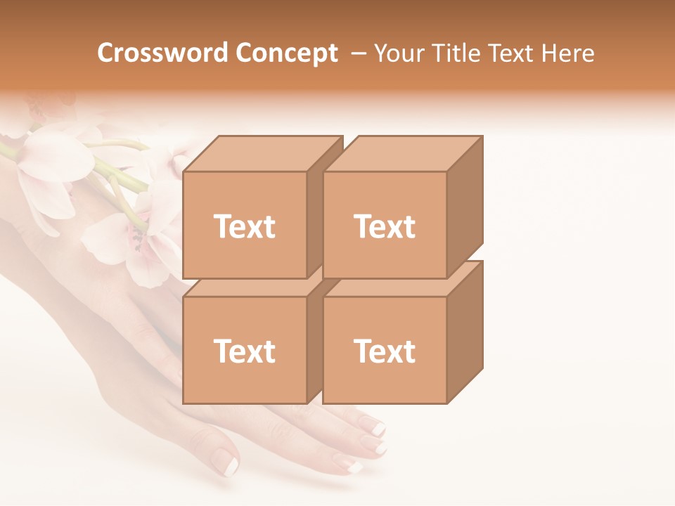 Elegant Blurred Spa PowerPoint Template