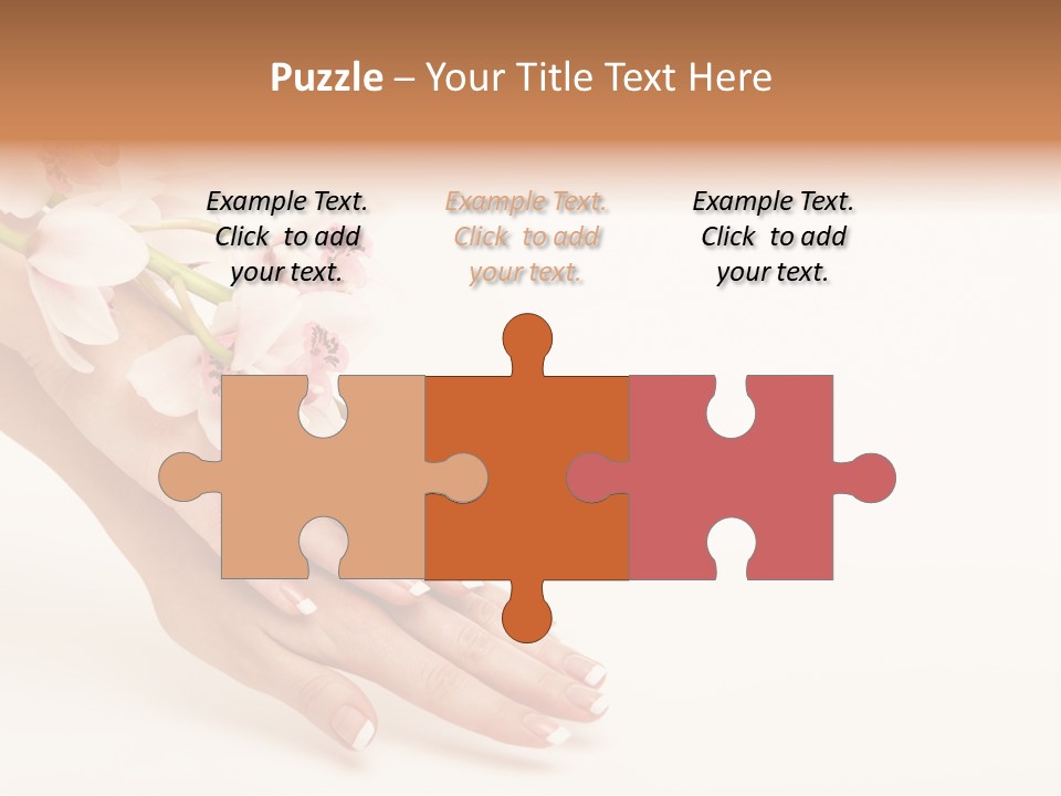 Elegant Blurred Spa PowerPoint Template