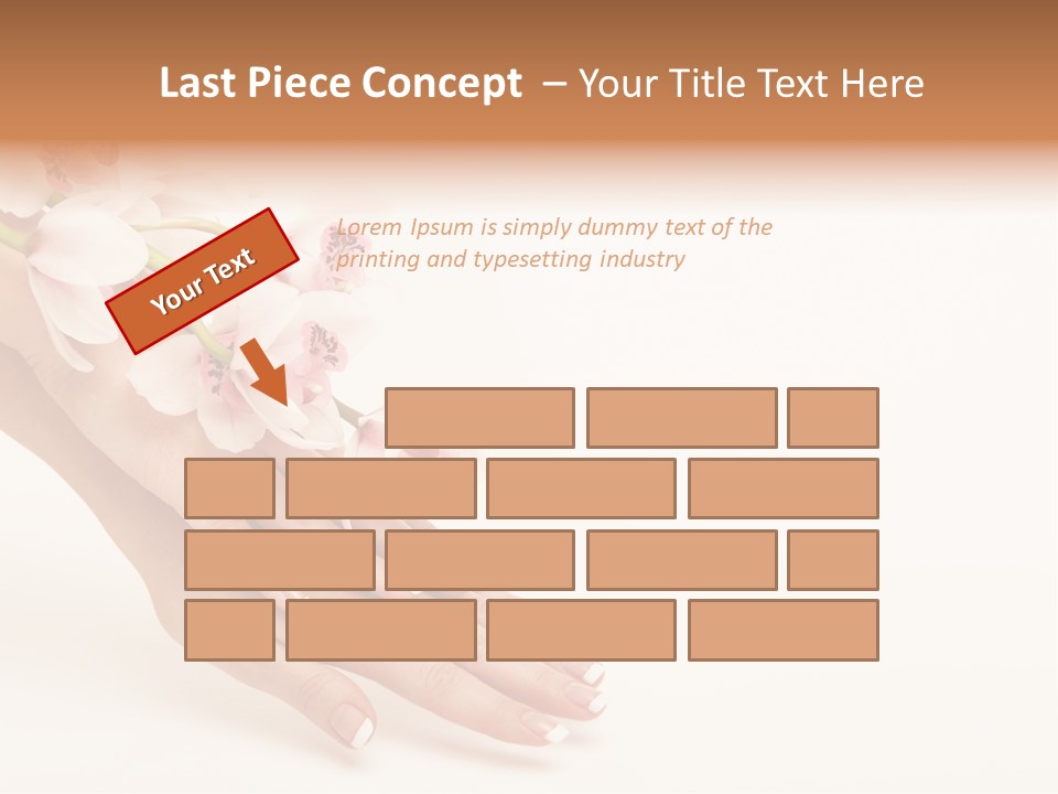 Elegant Blurred Spa PowerPoint Template