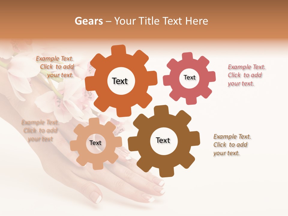 Elegant Blurred Spa PowerPoint Template