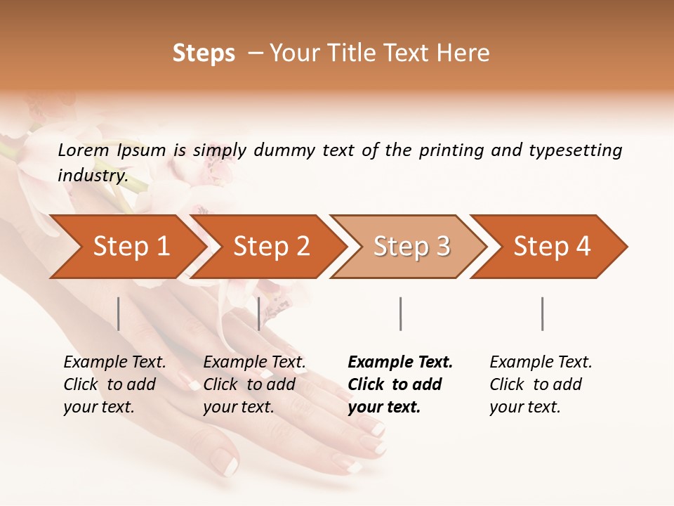 Elegant Blurred Spa PowerPoint Template