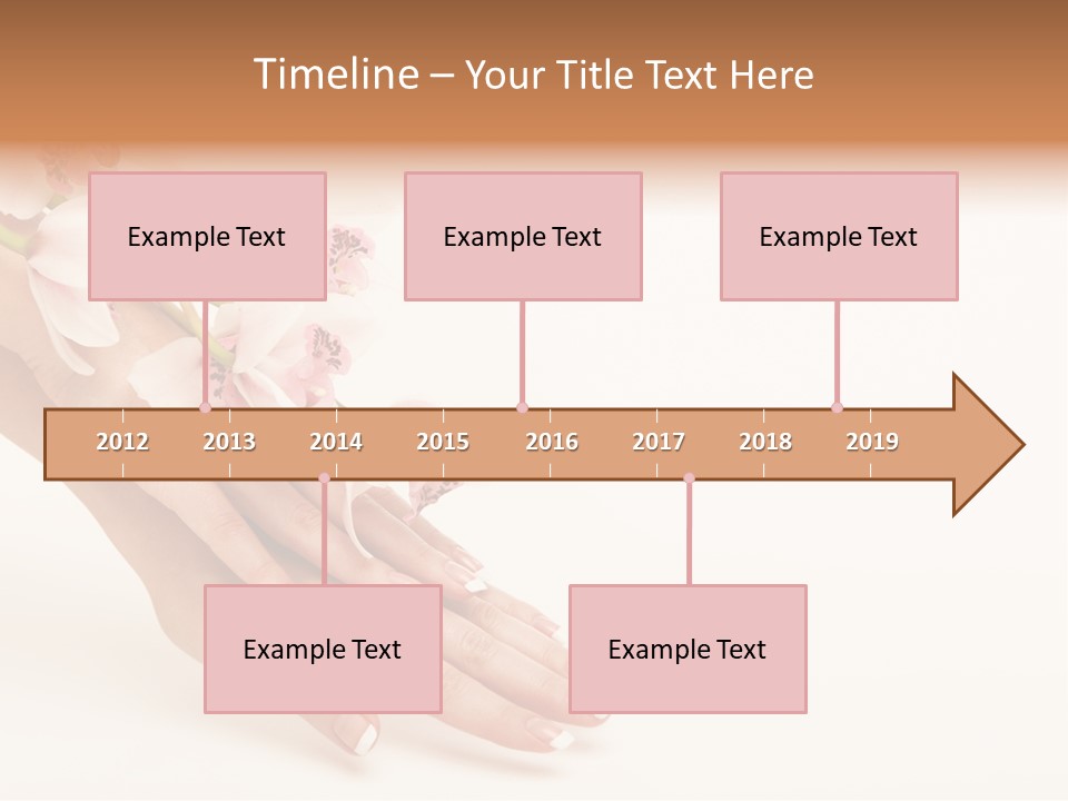 Elegant Blurred Spa PowerPoint Template