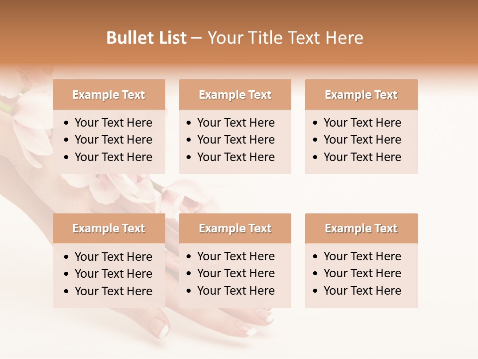 Elegant Blurred Spa PowerPoint Template