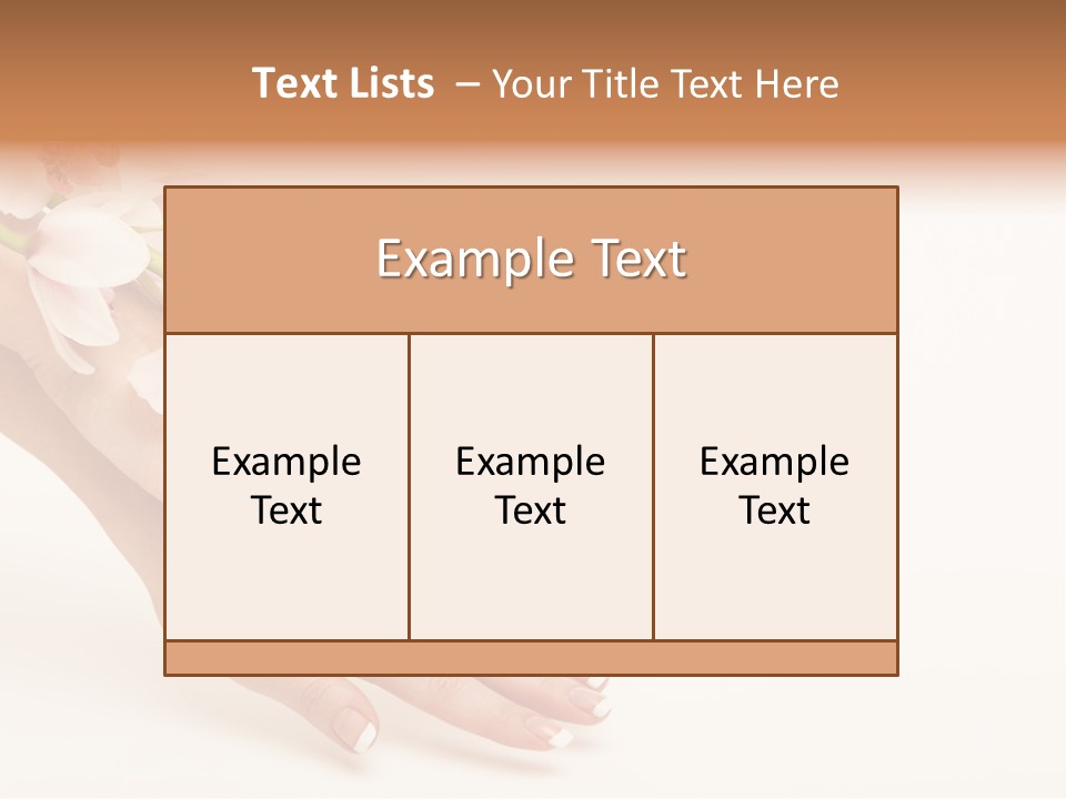 Elegant Blurred Spa PowerPoint Template