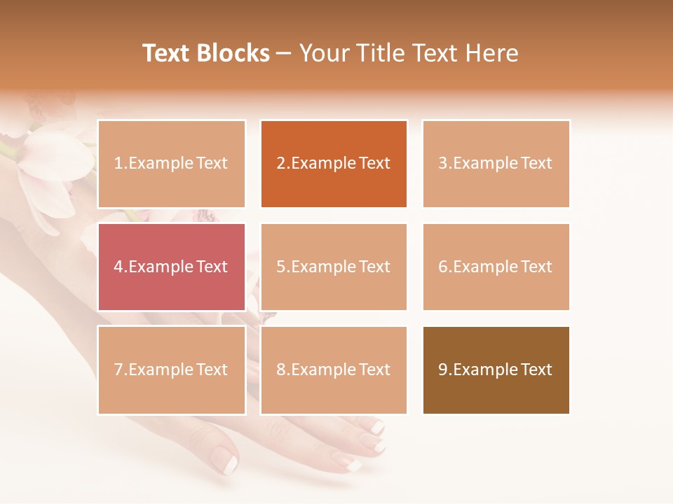 Elegant Blurred Spa PowerPoint Template