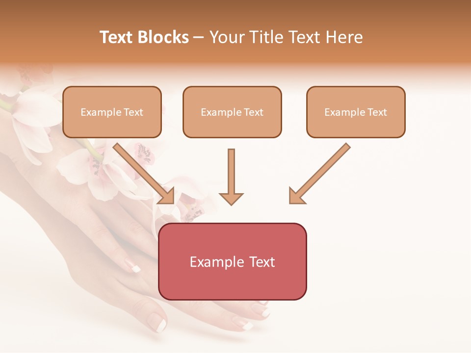 Elegant Blurred Spa PowerPoint Template