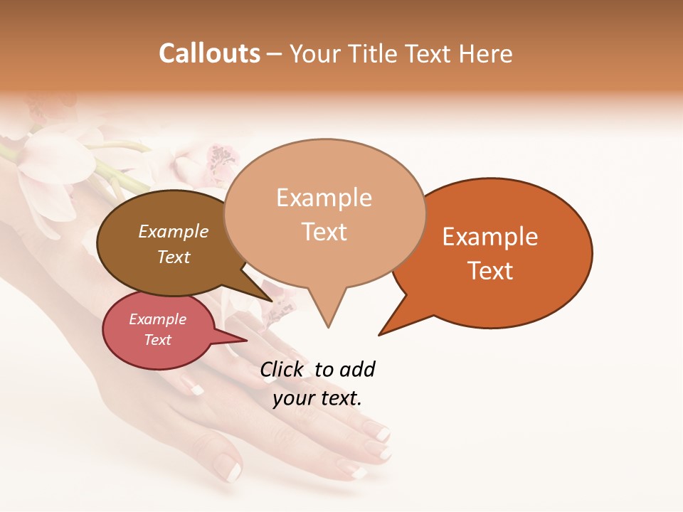 Elegant Blurred Spa PowerPoint Template