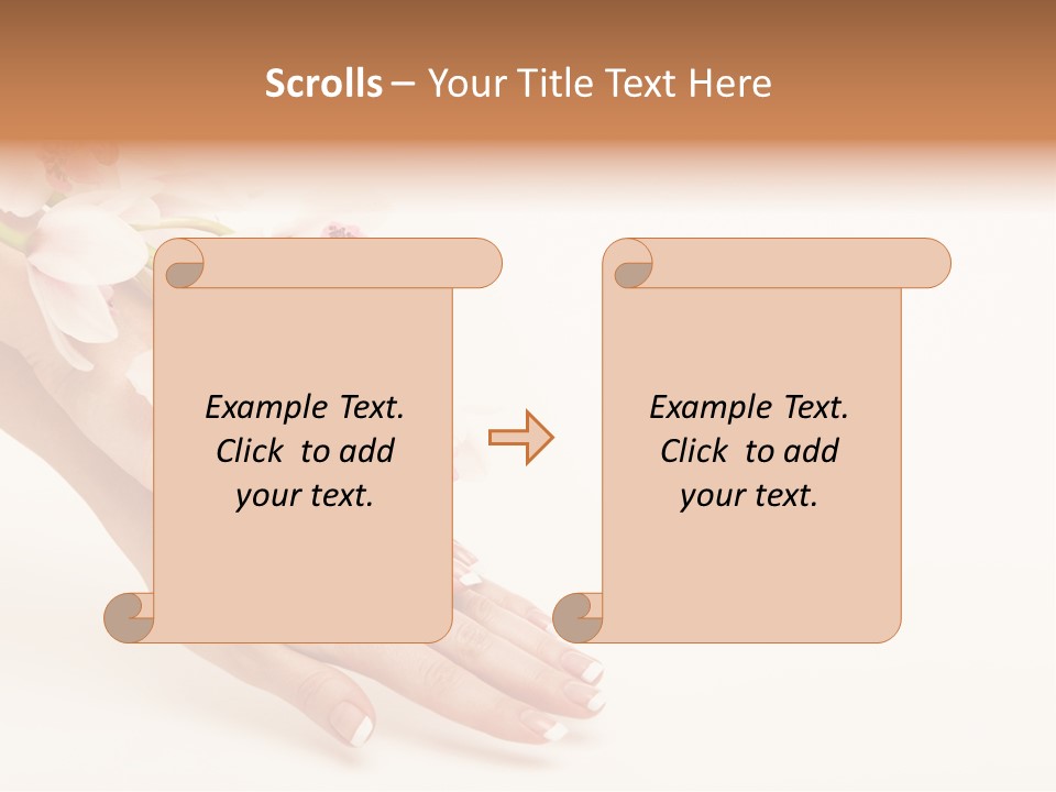Elegant Blurred Spa PowerPoint Template