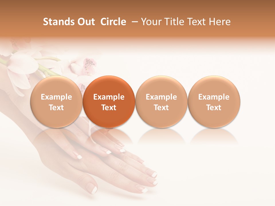 Elegant Blurred Spa PowerPoint Template