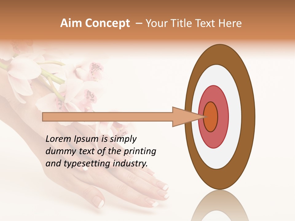 Elegant Blurred Spa PowerPoint Template