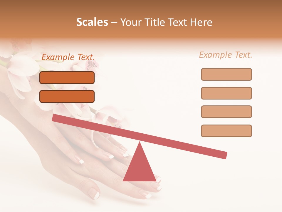 Elegant Blurred Spa PowerPoint Template