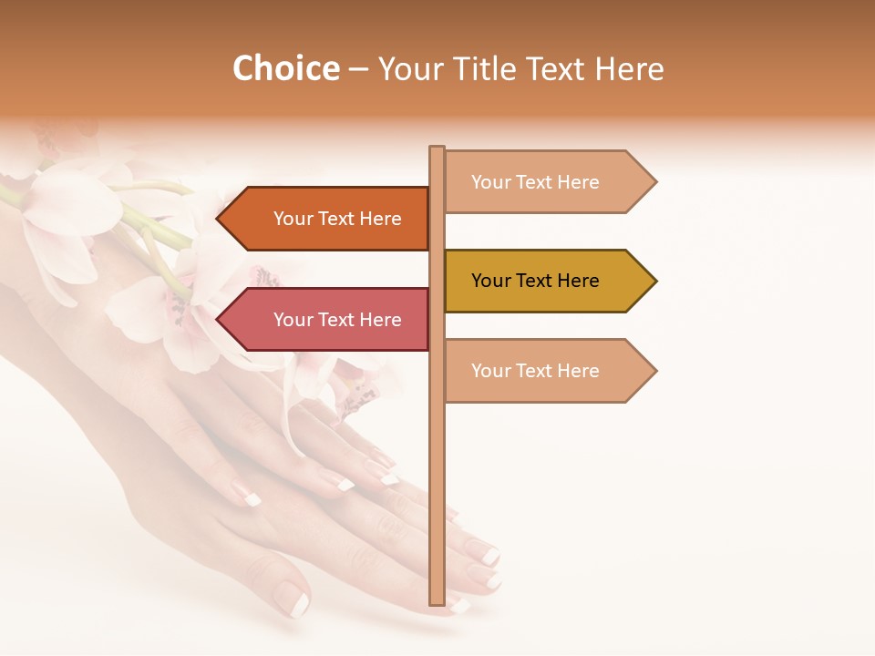 Elegant Blurred Spa PowerPoint Template