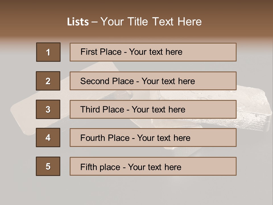 Exclusive Troy Ounce Fine PowerPoint Template