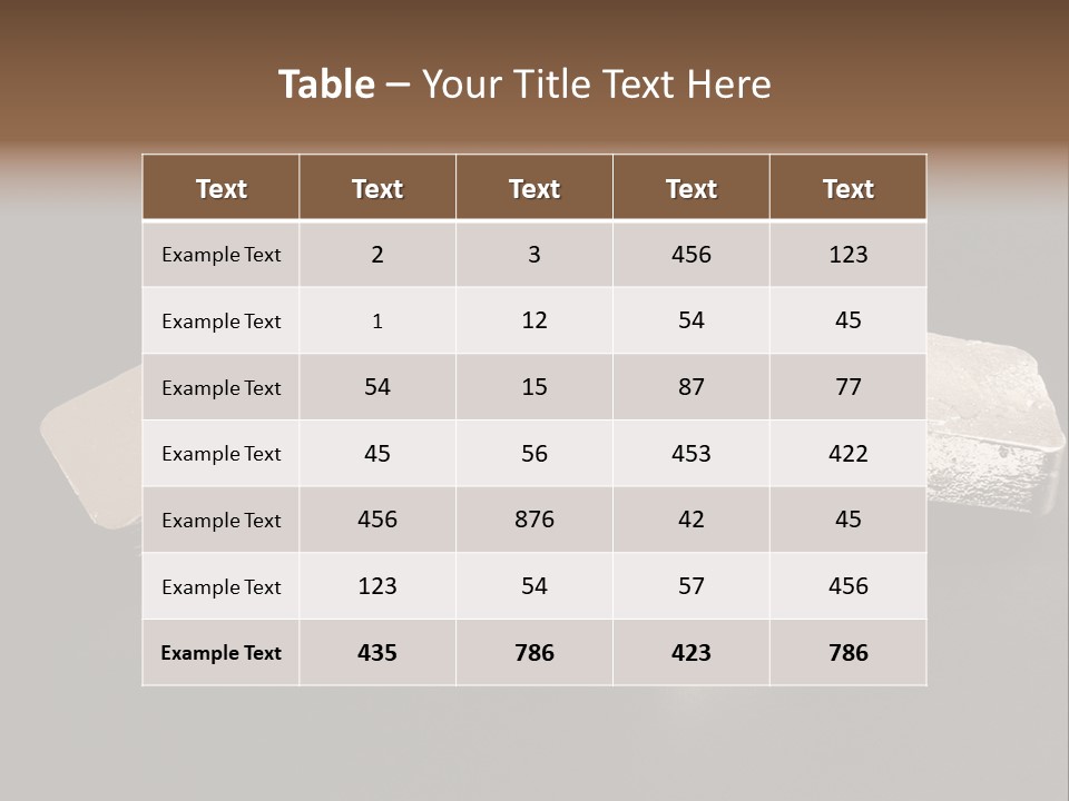 Exclusive Troy Ounce Fine PowerPoint Template