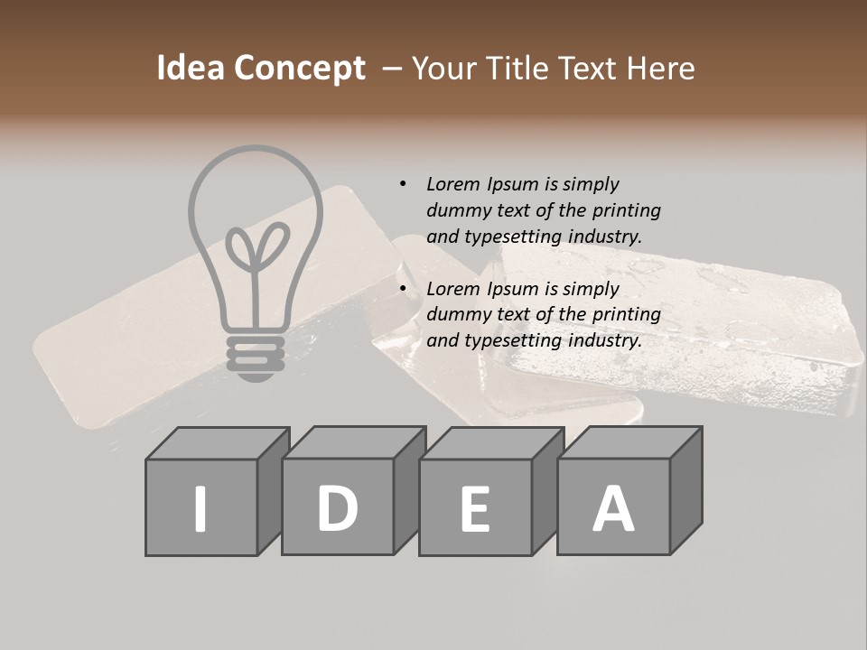 Exclusive Troy Ounce Fine PowerPoint Template