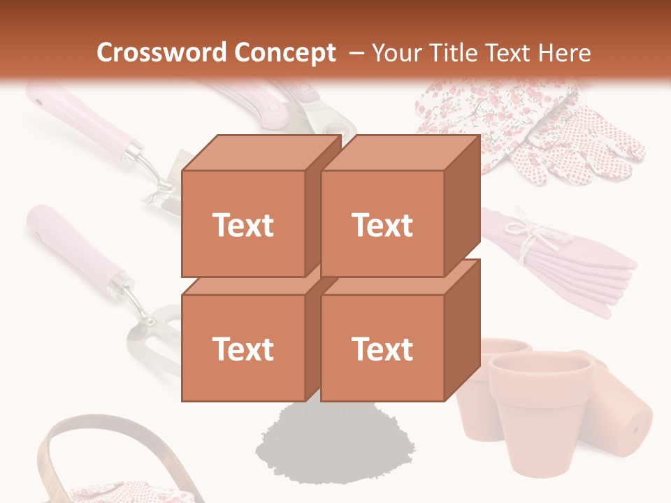 New Pots Compost PowerPoint Template