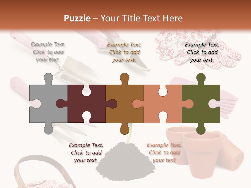 New Pots Compost PowerPoint Template
