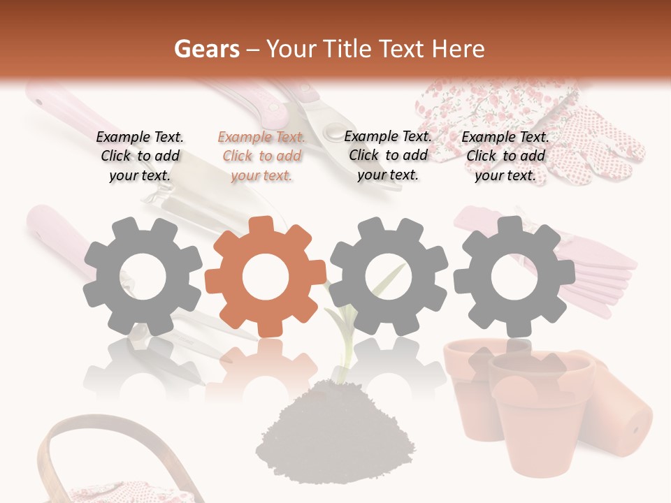 New Pots Compost PowerPoint Template