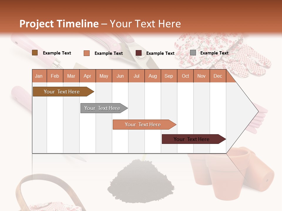 New Pots Compost PowerPoint Template
