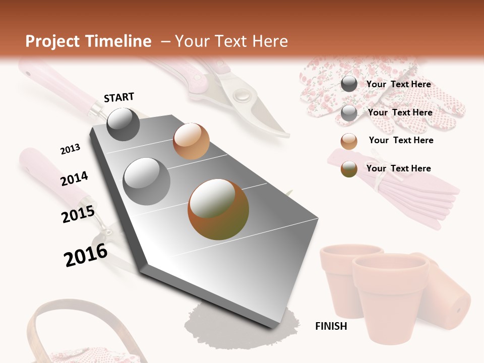 New Pots Compost PowerPoint Template
