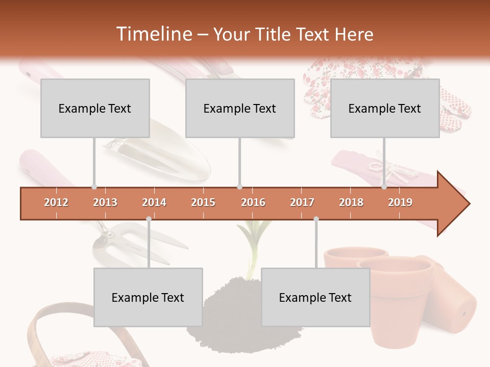 New Pots Compost PowerPoint Template