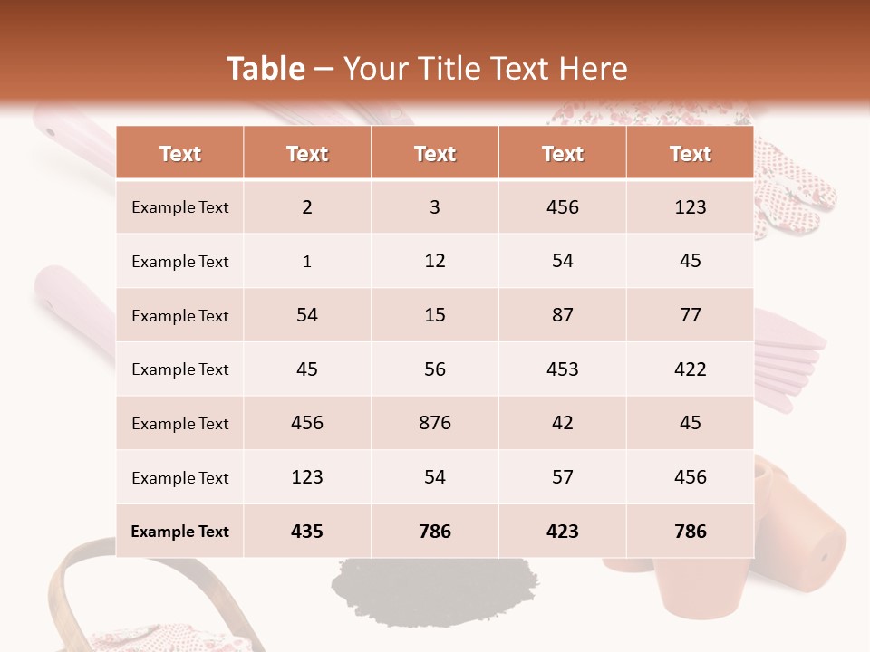 New Pots Compost PowerPoint Template