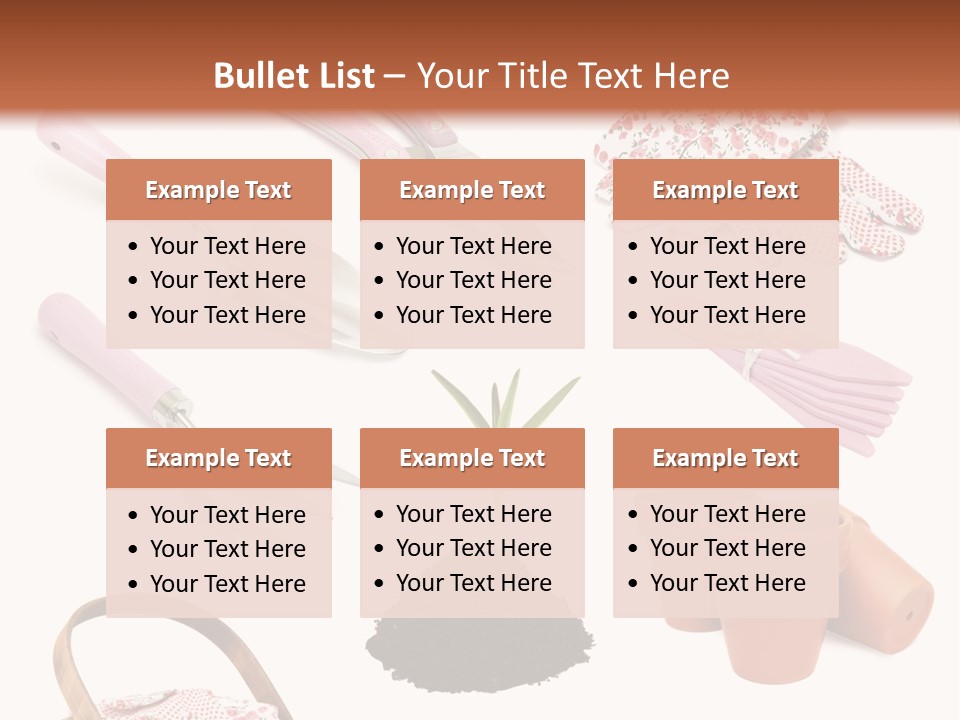 New Pots Compost PowerPoint Template