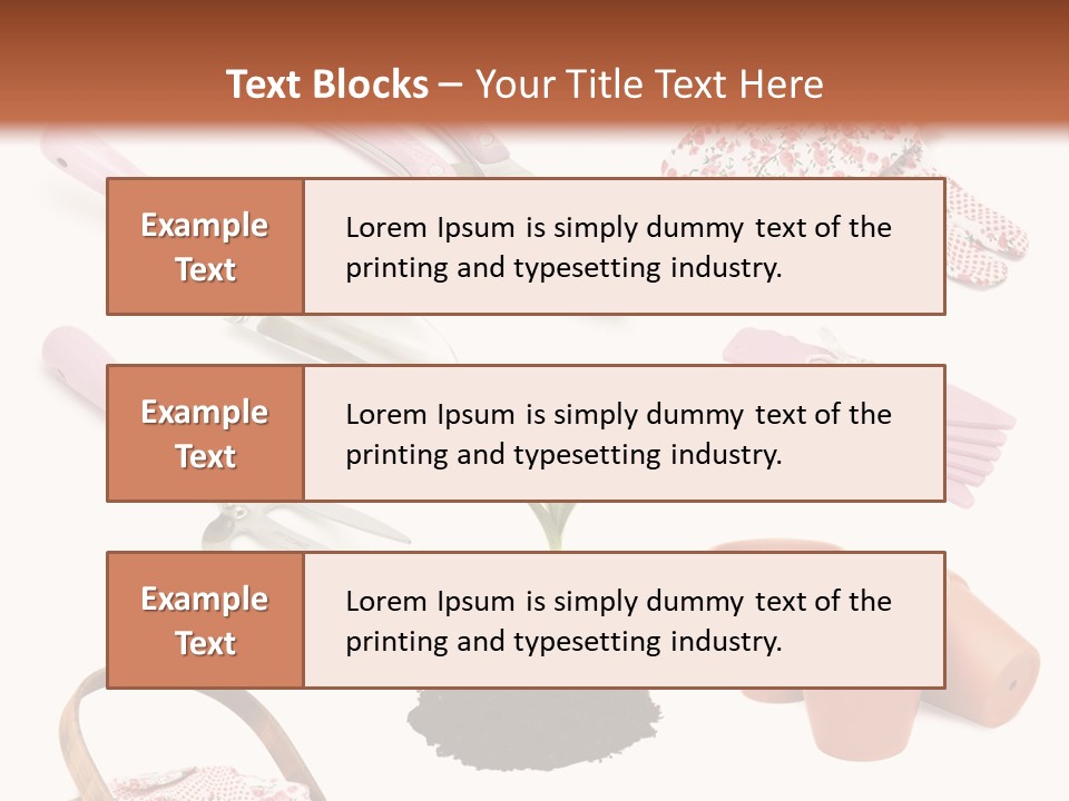 New Pots Compost PowerPoint Template