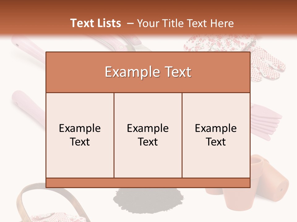 New Pots Compost PowerPoint Template