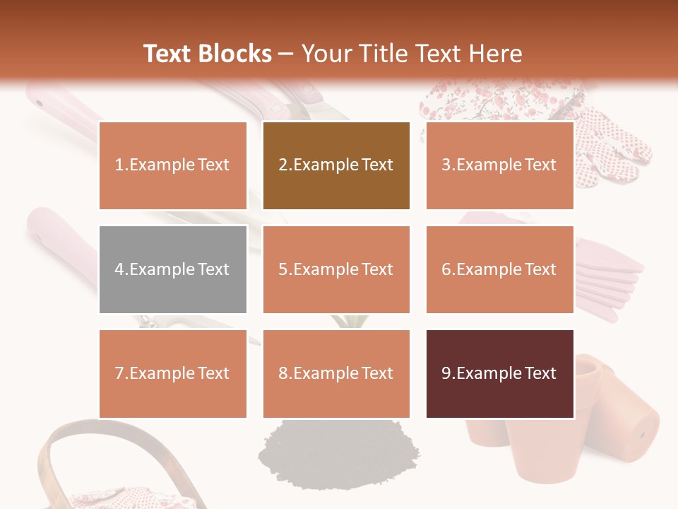 New Pots Compost PowerPoint Template