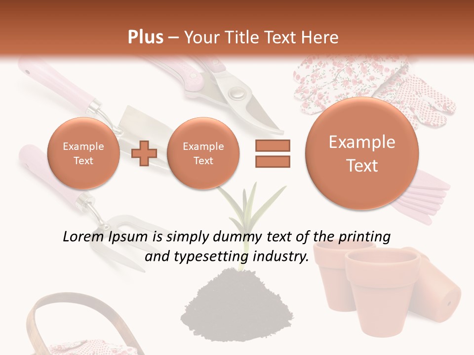 New Pots Compost PowerPoint Template