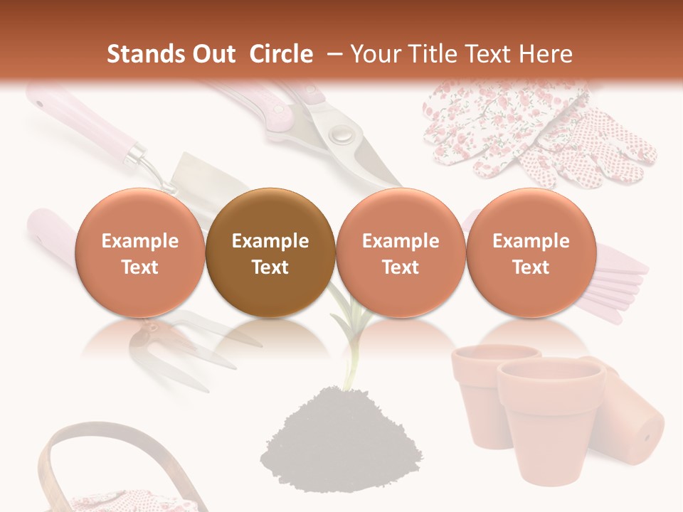 New Pots Compost PowerPoint Template