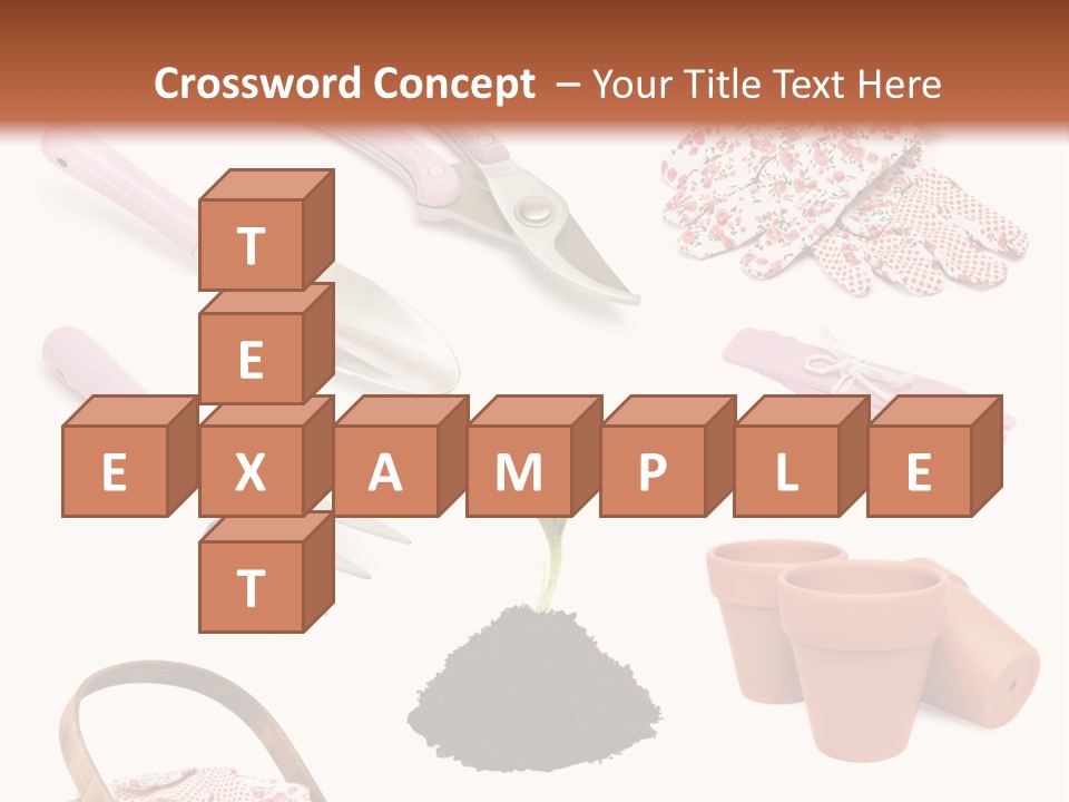 New Pots Compost PowerPoint Template