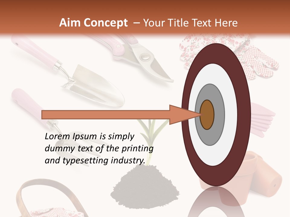 New Pots Compost PowerPoint Template