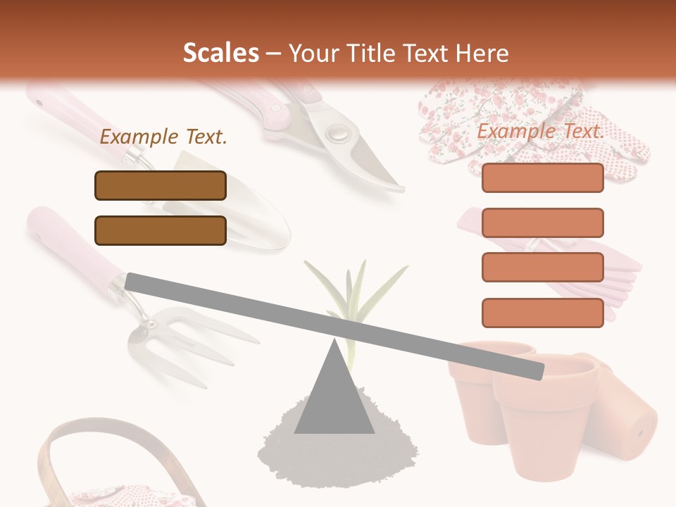 New Pots Compost PowerPoint Template