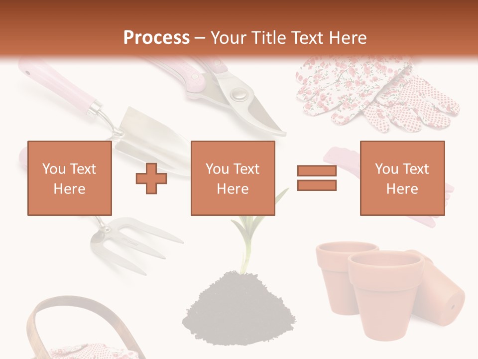 New Pots Compost PowerPoint Template