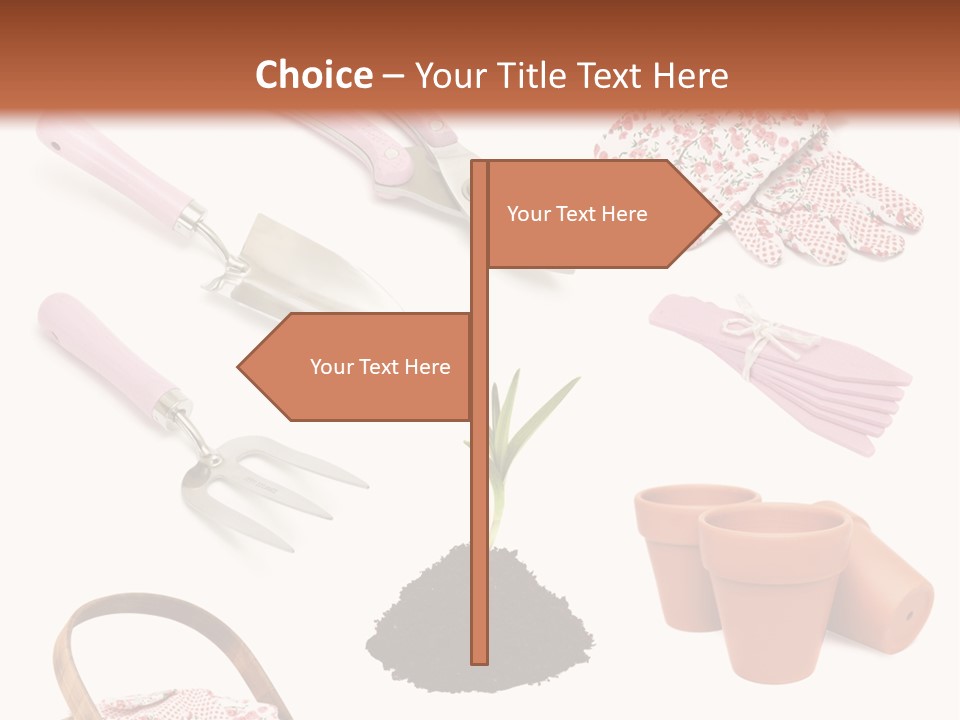 New Pots Compost PowerPoint Template