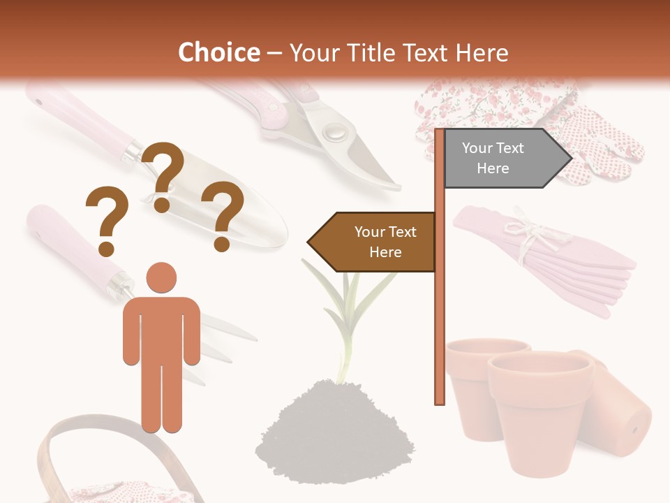 New Pots Compost PowerPoint Template
