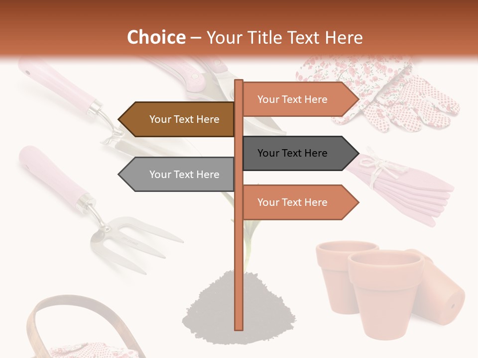 New Pots Compost PowerPoint Template