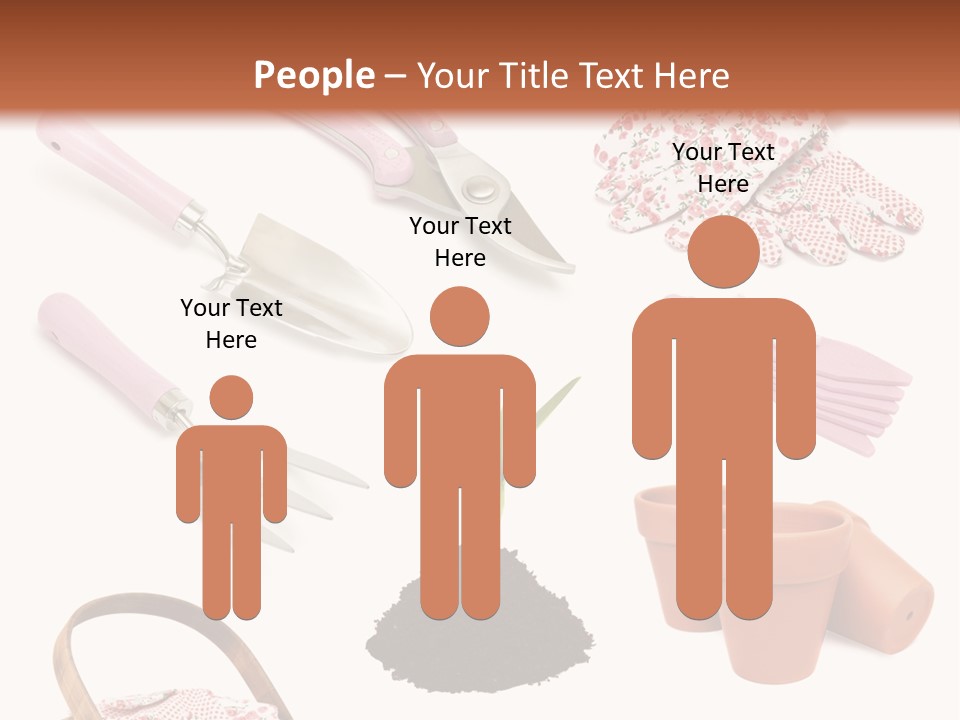 New Pots Compost PowerPoint Template