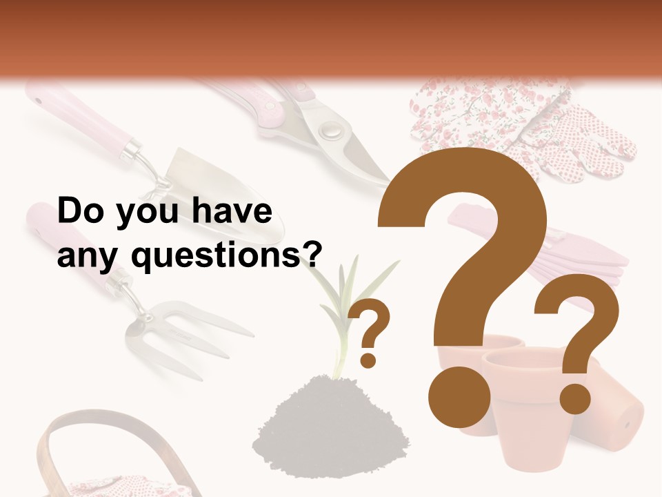 New Pots Compost PowerPoint Template